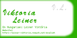 viktoria leiner business card